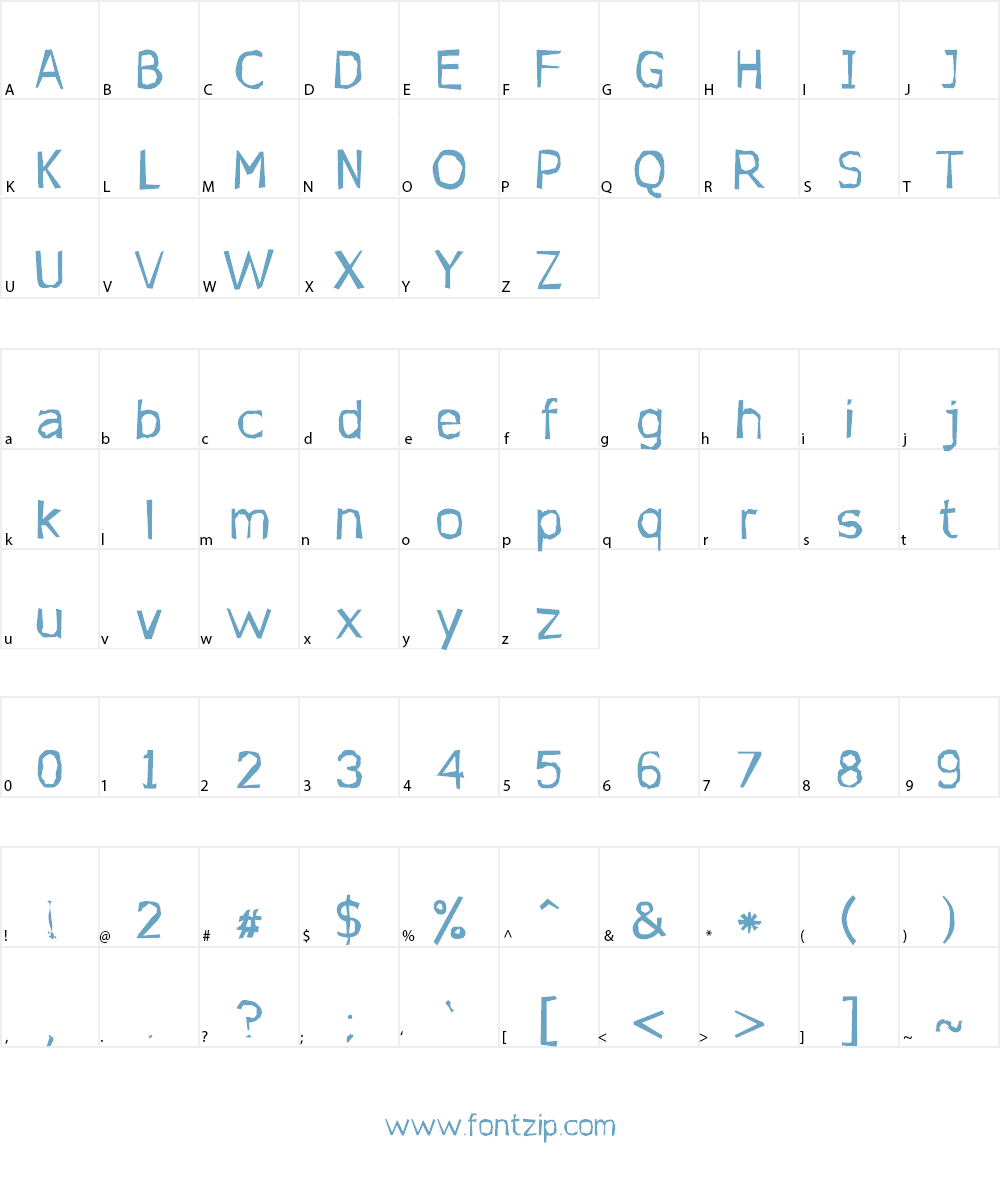 Jupiter Font Character